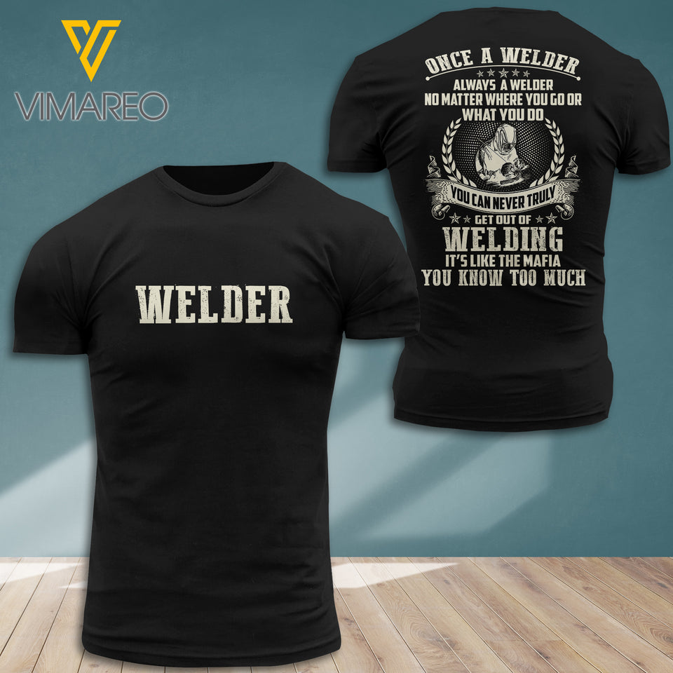 Welder TSHIRT 2D PRINTED