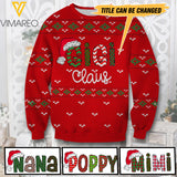 Grandma CUSTOMIZED KNITTING WOOL SWEATER
