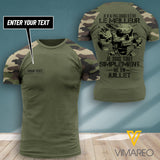 gars de juillet France camo CUSTOMIZE T-SHIRT 3d printed
