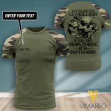 Mec de septembre France camo CUSTOMIZE T-SHIRT 3d printed