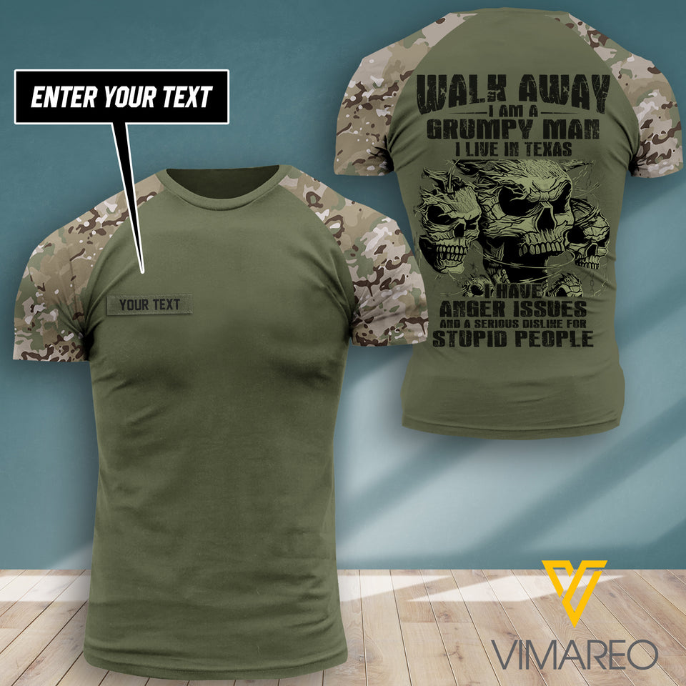 Texas Guy CAMO TSHIRT 3D PRINTED