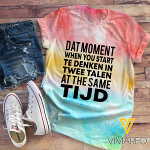 TIJD Tie Dye TSHIRT 3D PRINTED QA