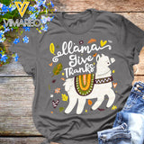 Llama give thanks Unisex TSHIRT