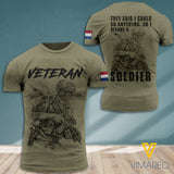 Dutch Soldier VETERAN T-SHIRT