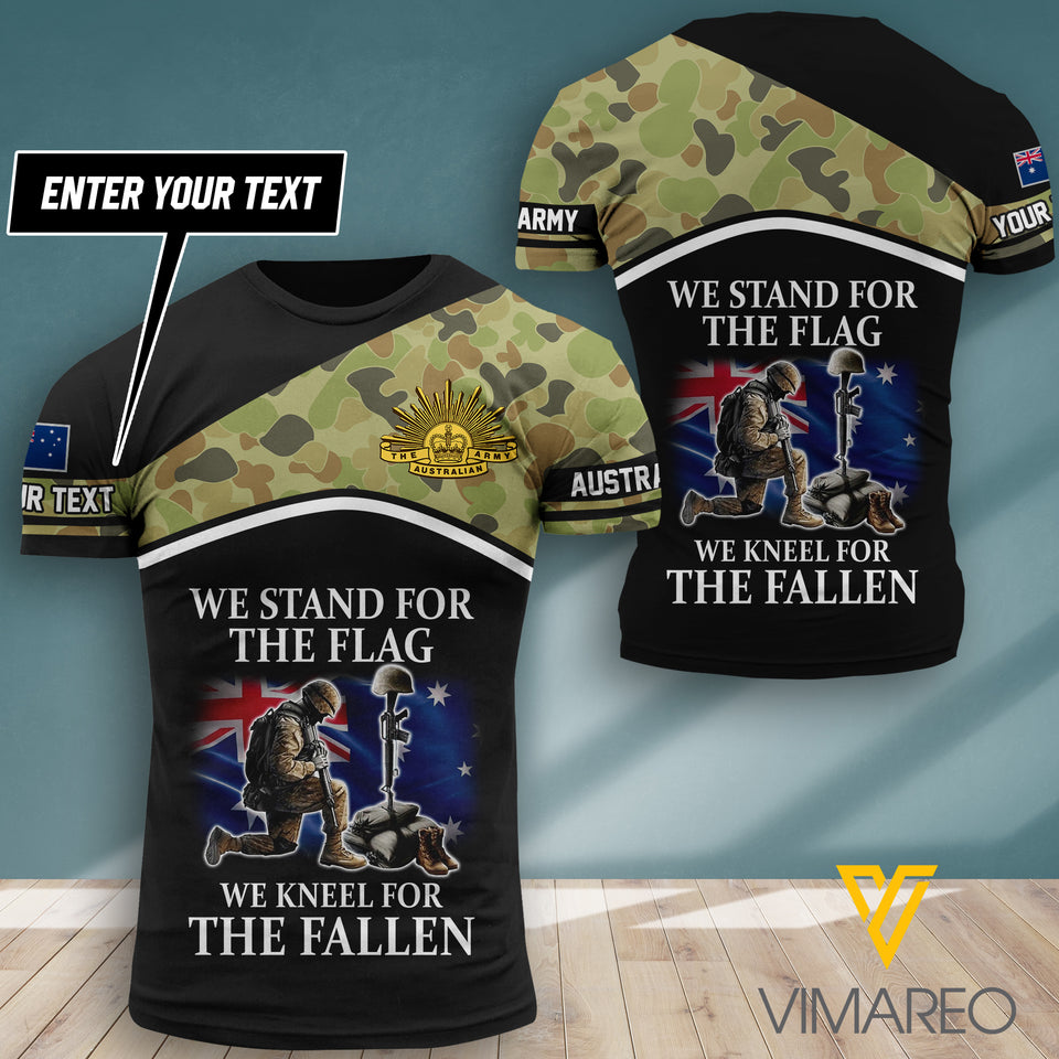PHN PERSONALIZED AUSTRALIAN ARMY TSHIRT 3D PRINTED JUL-MA15