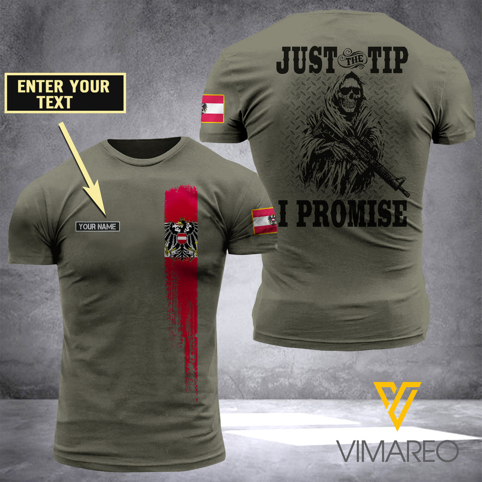 Just the tip customized Austrian soldier 3D Printed Shirt EZA074