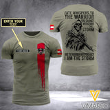 Customized Austrian Soldier Storm 3D Printed Combat Shirt EZA1204