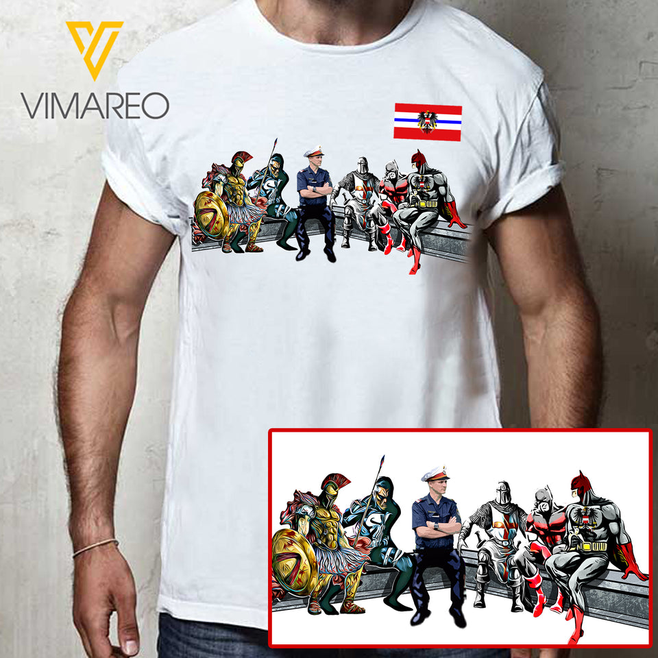 AUSTRIAN POLICE TSHIRT PRINTED JUL-MA12