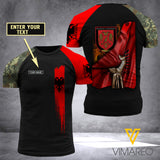 Customized Albania soldier 3D Printed Shirt EZA1507