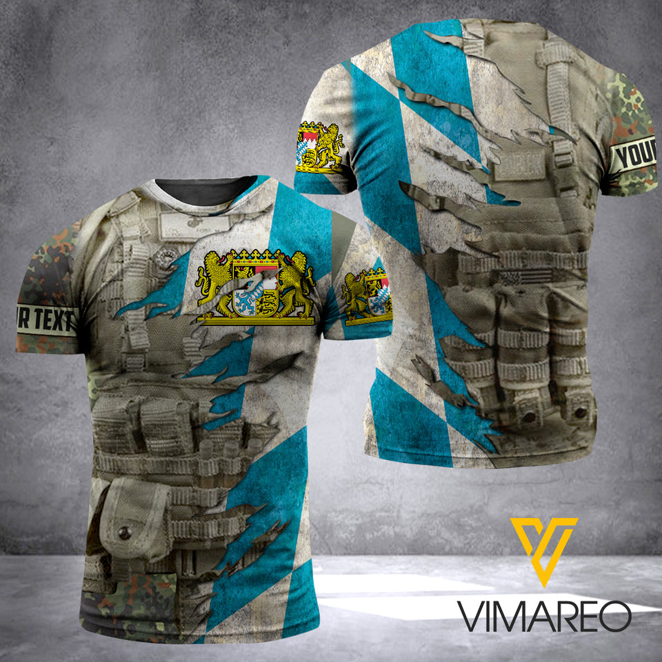 BAVARIA CAMO CUSTOMIZE T SHIRT 3D PRINTED TMTL GAP