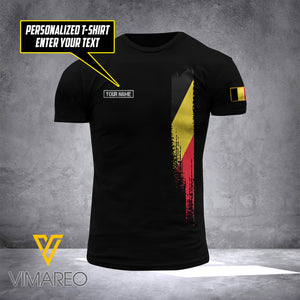 Customized Belgian Combat 3D Printed  Shirt EZA3006