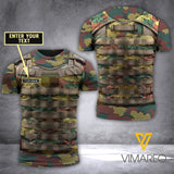 BELGIAN ARMOR CAMO CUSTOMIZE T SHIRT 3D PRINTED TMTL