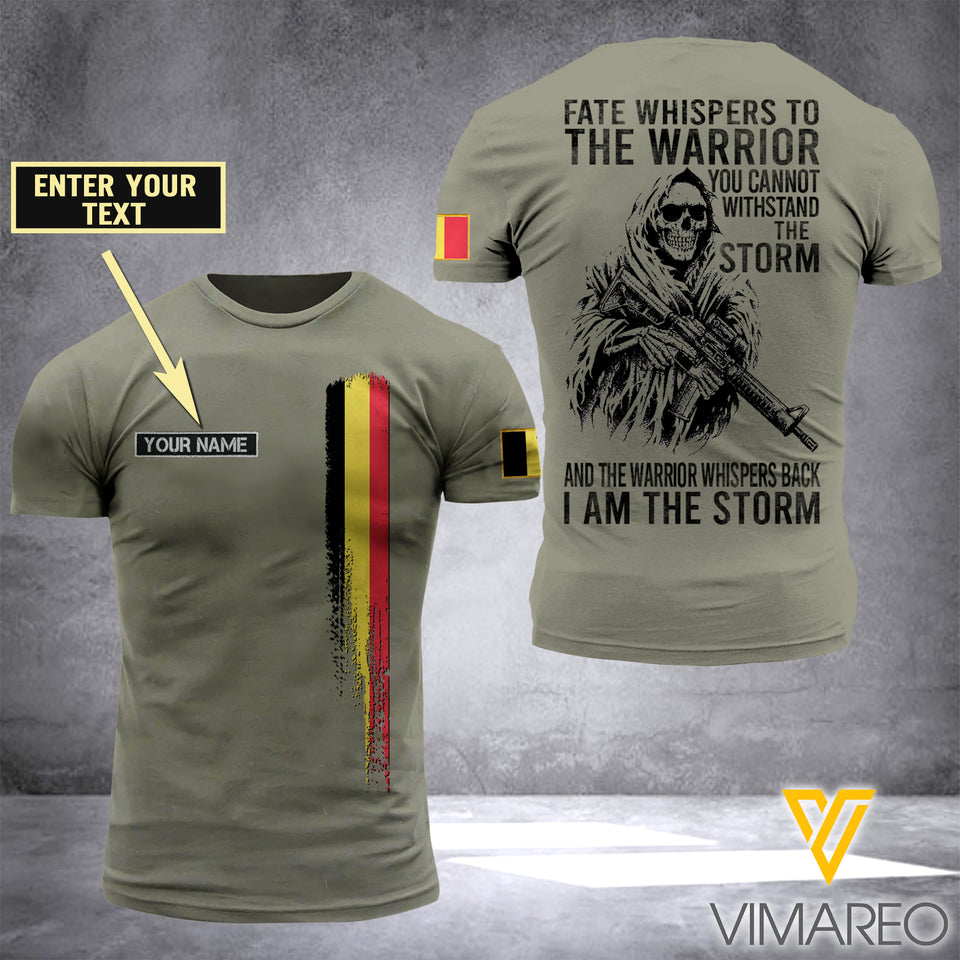 Customized Belgian Soldier Storm 3D Printed Combat Shirt EZA1204