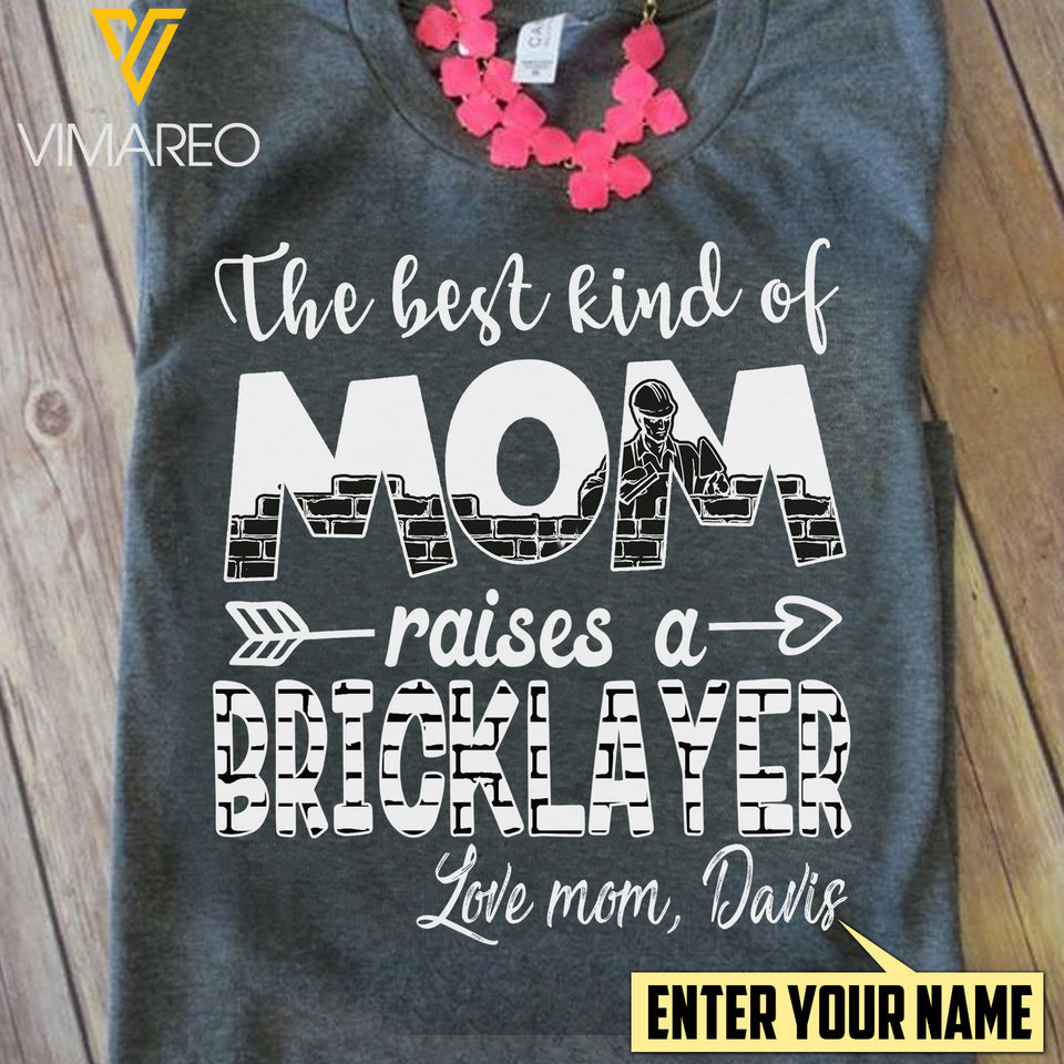 PERSONALIZED HAPPY MOTHER'S DAY - BRICKLAYER TSHIRT 3D PRINTED APR-MA09