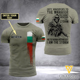 Customized Bulgaria Soldier Storm 3D Printed Combat Shirt EZA1204