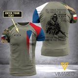 Customized Czech Soldier 3D Printed Combat Shirt EZA134