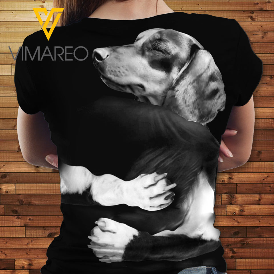 MH DACHSHUND DOG TSHIRT 3D PRINTED MAR-MA09