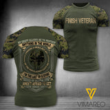 FINISH VETERAN TSHIRT 3D PRINTED JUL-MA14
