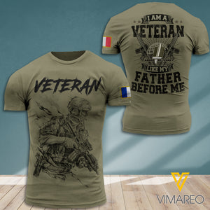French Soldier 3D Printed Combat Shirt EZA260721