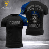 GRUMPY OLD MAN - INDIANA CHAPTER TSHIRT 3D PRINTED MAR-MA29
