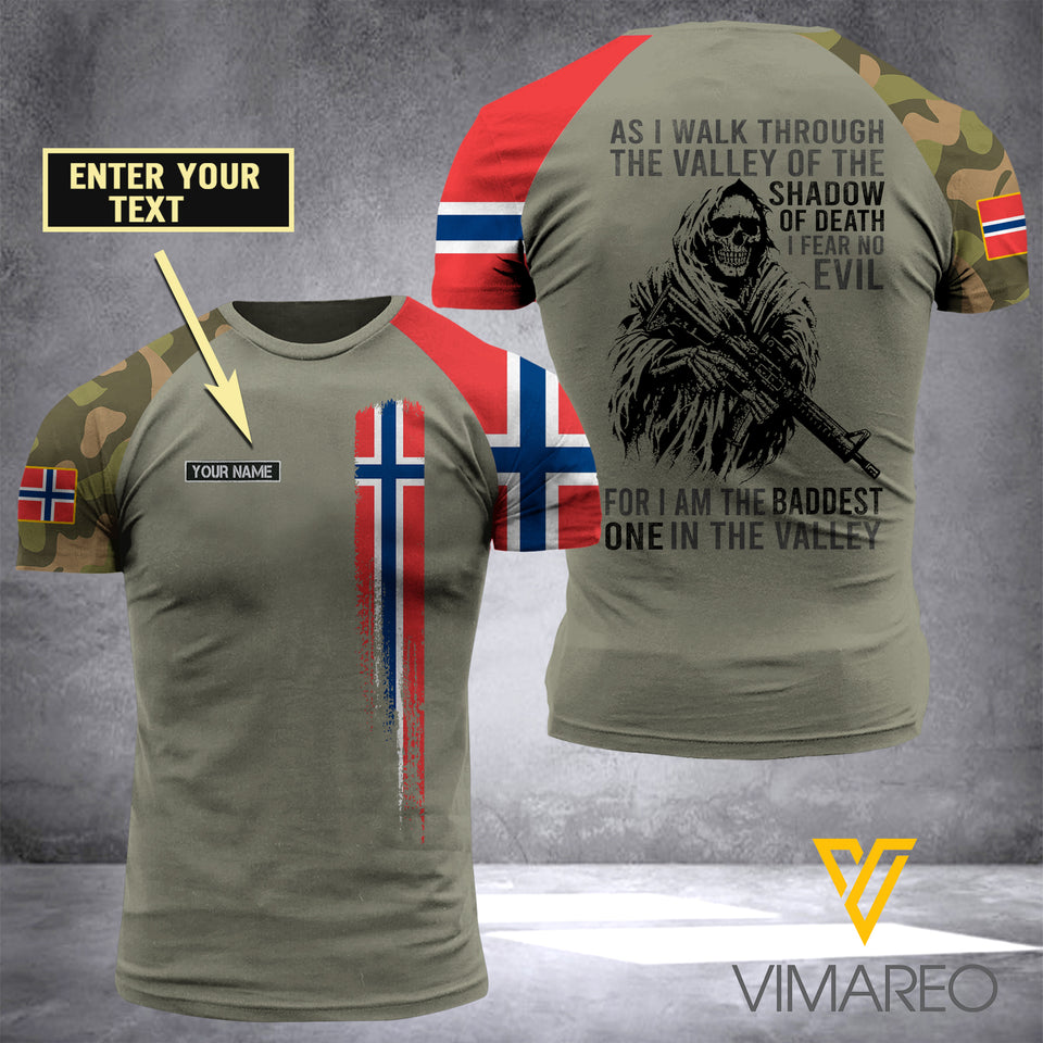 Customized Norway Soldier 3D Printed Combat Shirt EZA134