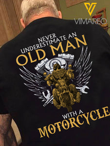 PHN MOTORCYCLE OLD MAN TSHIRT PRINTED MAY-MA12