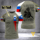 Customized Slovenia Soldier Shadow 3D Printed Combat Shirt EZA104
