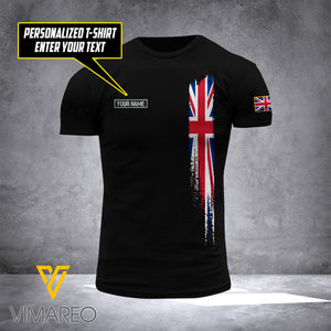 Customized British Combat 3D Printed  Shirt EZA3006