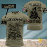 Customized British Soldier 3D Printed Combat Shirt EZA220721