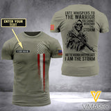 Customized Us soldier 3D Printed Shirt EZA074