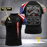 Customized USA Flag 3D PRINTED SHIRT 0104NGBA