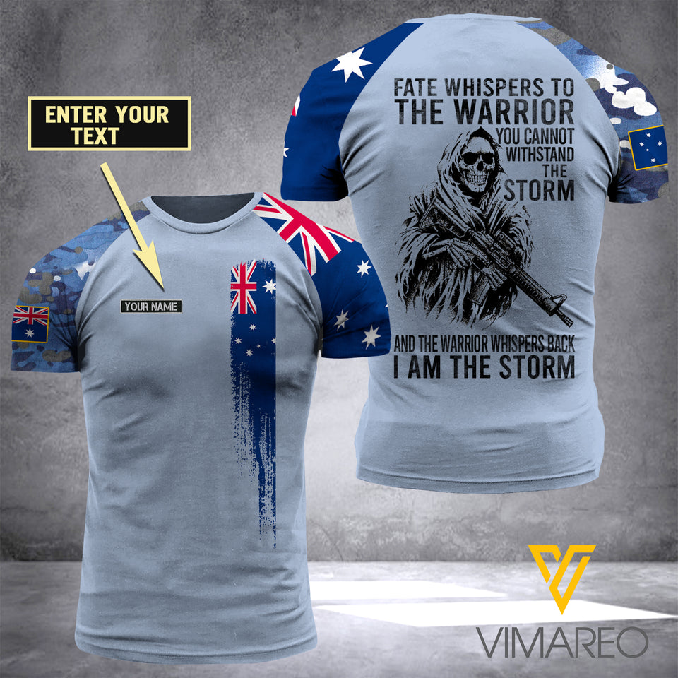 Customized Australian Air Force Storm 3D Printed Combat Shirt EZA1504