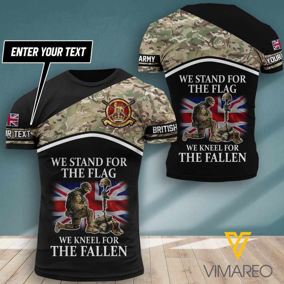 PHN PERSONALIZED BRITISH ARMY TSHIRT 3D PRINTED JUL-MA15