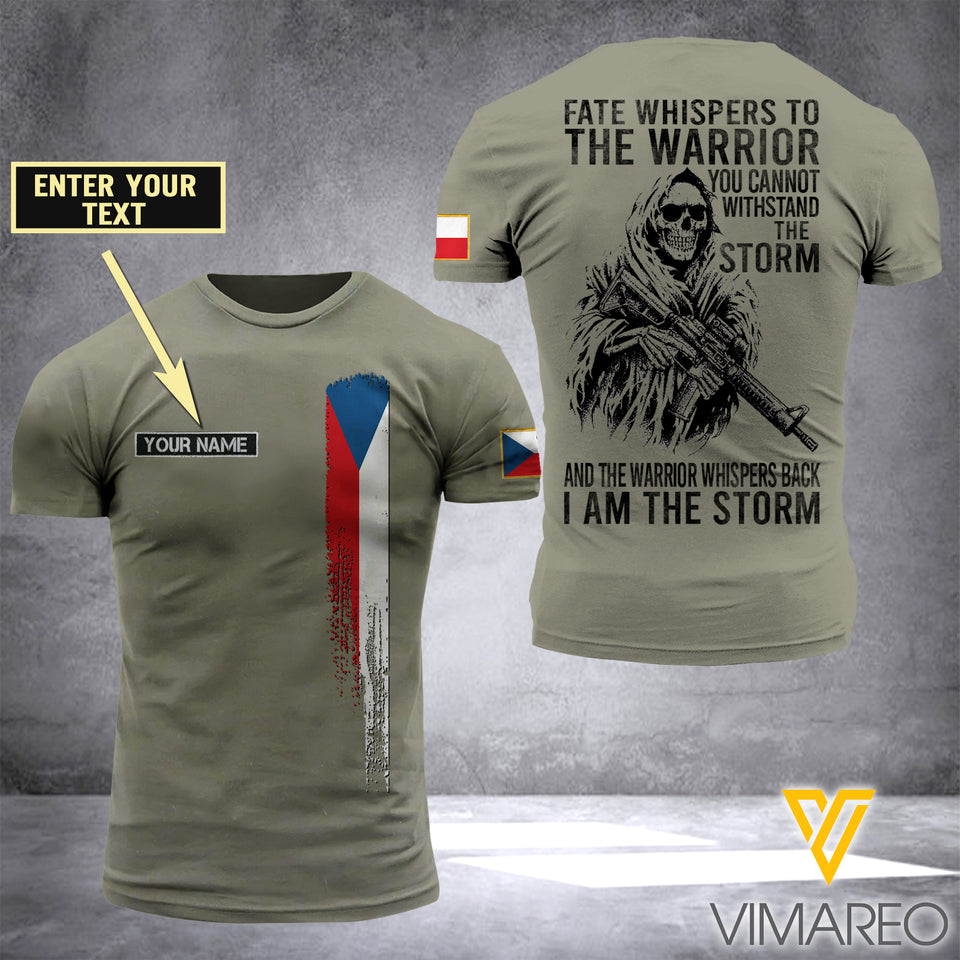 Customized Czech Soldier 3D Printed Storm Shirt EZA134