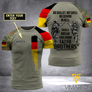 Customized German Soldier 3D Printed Combat Shirt EZA250621
