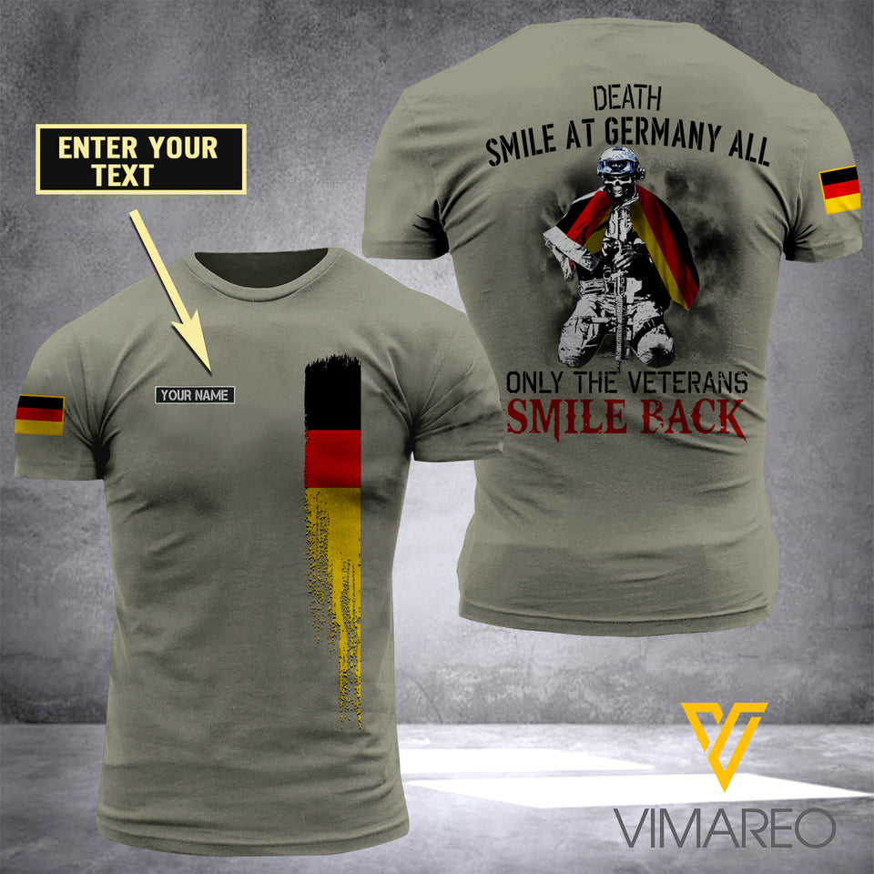 Customized German Army 3D Printed TShirt 1304NGBA