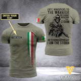 Customized Italian Soldier Storm 3D Printed Combat Shirt EZA1204