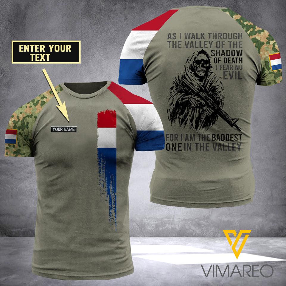 Customized Netherland Soldier 3D Printed Combat Shirt EZA084