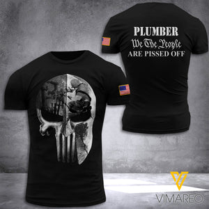 PLUMBER TSHIRT 3D PRINTED MAY-MA05