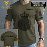 netherlands CUSTOMIZE T SHIRT 3D PRINTED 782