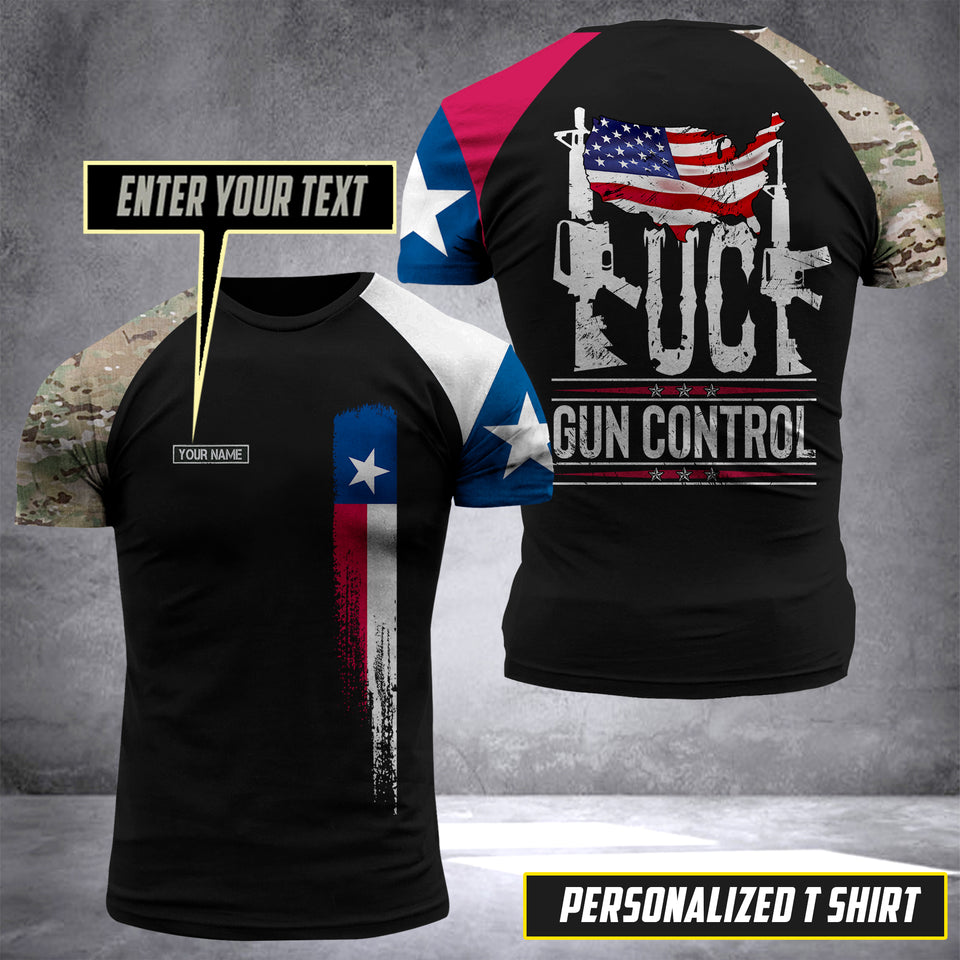 Customized TEXAS 3D PRINTED SHIRT 2107A