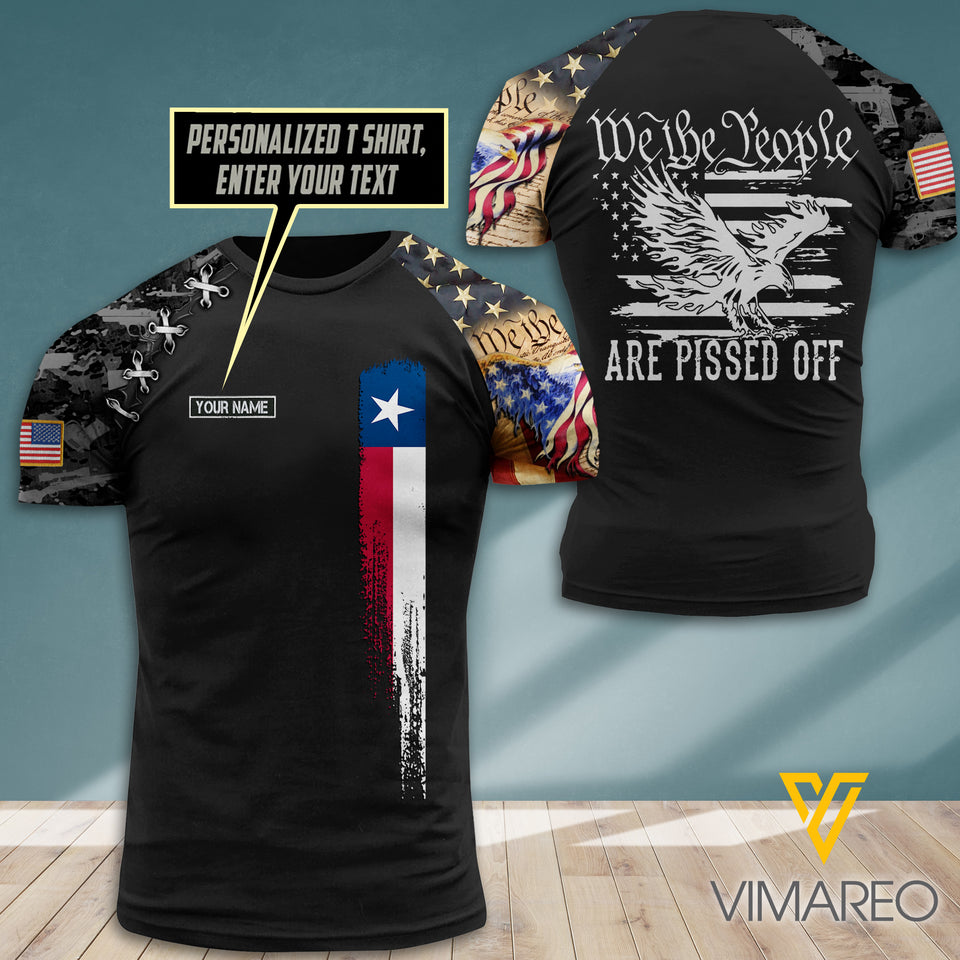 texas CAMO CUSTOMIZE T SHIRT 3D PRINTED people
