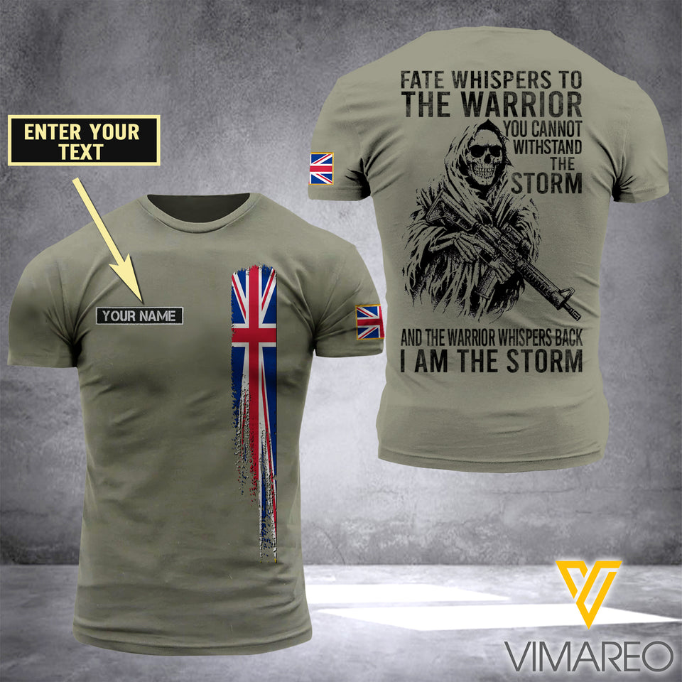 Customized British Soldier 3D Printed Storm Shirt EZA134