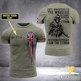 Customized British Soldier 3D Printed Storm Shirt EZA134