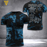 WELDER MAN STUCK BETWEEN IDK IDC AND IDGAF  BLEACHED TSHIRT PRINTED