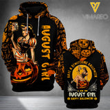 AUGUST GIRL HAPPY HALLOWEEN HOODIE 3D PRINTED