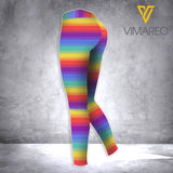 LGBT RAINBOW COLOR SPORT BRA/LEGGING