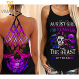 August Girl Never Mistake My Kindness For Weakness Criss-Cross Open Back Camisole Tank Top SEP-LN06