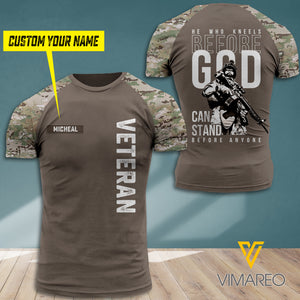 VETERAN GOD TSHIRT 3D PRINTED TNDT3009