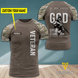 VETERAN GOD TSHIRT 3D PRINTED TNDT3009